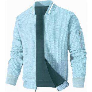 Mens Lightweight Jacket Casual Bomber Jacket Varsity Coat